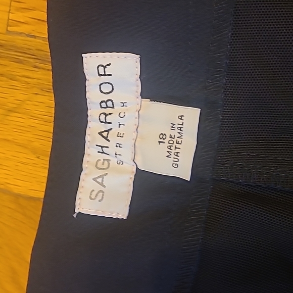 SAGHARBOR Size 18 Navy Blue Pants - Picture 4 of 4